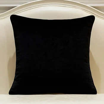 Klasik Siyah Gri minder örtüsü 50x50 60x60 Modern Basit Oturma Odası kanepe yastığı Büyük Yastık Ev Dekor Dekor Yastık
