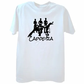 Komik Brezilyalı Capoeira dövüş sanatları Spor T Shirt Grafik Streetwear Kısa Kollu Harajuku Rahat Özelleştirmek T-shirt