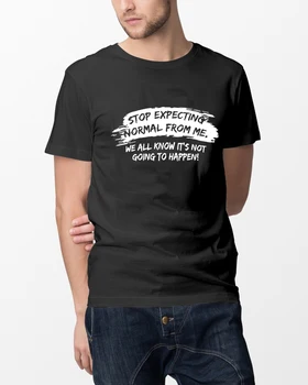 Komik Yenilik erkek Durdurma Bekliyor Normal Benden T-Shirt Yaz Erkek T-shirt Komik Söyleyerek Rahat Erkek Giysileri Erkek Üstleri Tee