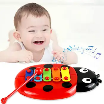 Ksilofon Çocuklar İçin Hayvan Şekli Bebek Ahşap Aletleri Oyuncaklar Müzikal Aydınlanma Hediye Bebekler İçin Geliştirmek Becerileri Farklı