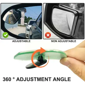 Kör Nokta Ayna 360 Derece Rotasyon Araba-styling Motosiklet açılı ayna Araba Geniş Ayarlanabilir dikiz aynası Arka Vı T2l6