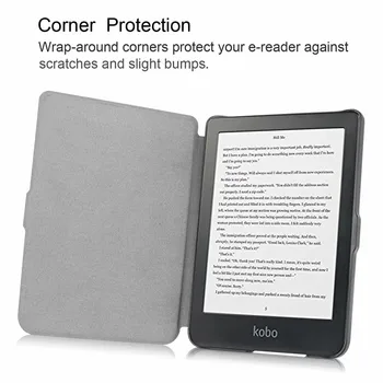 Kılıf için Kobo Clara HD eBook 6 inç Sevimli Baykuş Kelebek Kız Desen Koruma Kapak için Kobo Clara HD Kapak ile Otomatik Uyku / Wake