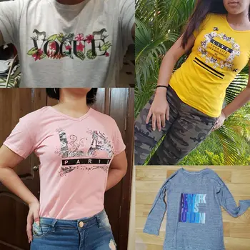 Kız Patron Demir-On Transferi Giyim DIY Baskı Kadın T-Shirt Termal Etiket Yamalar Giysi İçin Moda Bayan Aplike