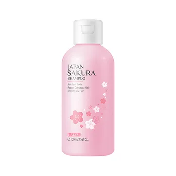 LAIKOU Japonya Sakura Şampuan Onarım Hasarlı Saç Nemlendirici Besleyici Kepek Önleyici Yağ Kontrolü Şampuanlar Saç Temizleme Bakımı
