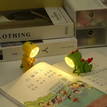 LED Mini masa lambası gece lambası göz koruması köpek geyik katlanabilir kitap ışık okuma lambası ev bilgisayar Laptop için gece ışıkları