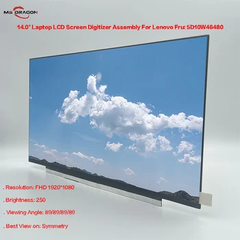 Lenovo Thinkpad için N140HCN EA1 Fit R140NWF5 RA / LP140WFB SPK1 / B140HAK03. 2 Extactly L ED Dokunmatik Ekran ıPS FHD 1920x1080 40 PİNS eDP