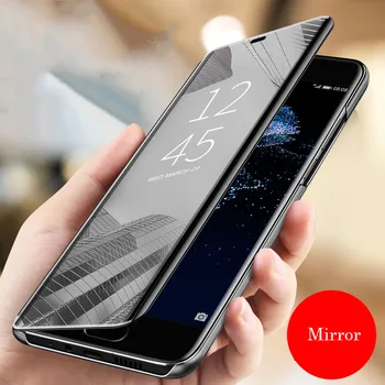 LG Kadife 5G Durumda Lüks Ayna Akıllı açılır deri kılıf LG Kadife LM-G900N LM-G900EM Kapak Standı Koruyucu Kabuk Funda