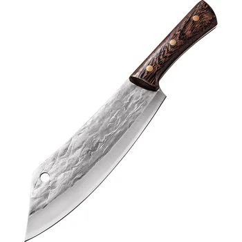 Longquan El Yapımı Profesyonel kesim bıçağı Et Sebze Çok amaçlı Kesme Bıçağı Domuz Durak Manuel Satış Et Cleaver