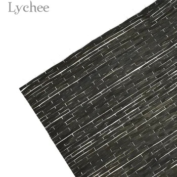 Lychee 1m x 20cm 12K 200g Karbon Fiber Kumaş Dikiş Kumaş DIY El Yapımı Malzemeler Giysiler İçin