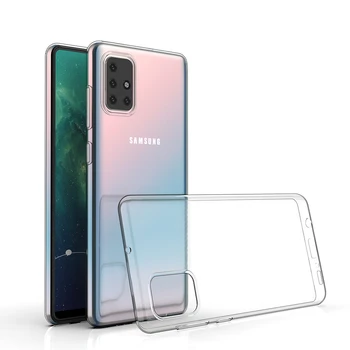 Lüks İnce Telefon Kapak Kılıfları Samsung Galaxy A82 Kuantum 2 5G 82 Quantum2 Yumuşak Şeffaf Ultra İnce Şeffaf Silikon
