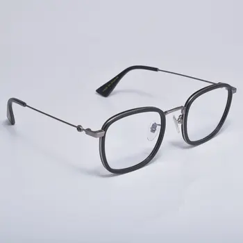 Lüks Marka Yeni Moda Kare optik gözlük çerçevesi 0458 Plaka Reçete gözlük çerçevesi gözlük çerçevesi kadın erkek için