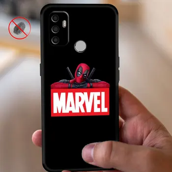Lüks Marvel Komik telefon kılıfı Kapak için Oppo A53s F19 A53 A74 A93 A54 A16s A15s A31 Silikon Coque Zırh Tarzı Capinha Baskı