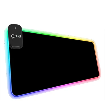 Lüks RGB Kablosuz şarj Mouse Pad Bilgisayar Dizüstü Mousepad Klavye Pad PC Gamer Fare Mat Halı Ofis Mausepad Apple
