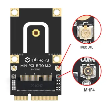 M. 2 Anahtar NGFF Mini Pcı-E Kablosuz Dönüştürücü PCI Express WiFi Bluetooth uyumlu Modülü Bilgisayar Ağ Malzemeleri