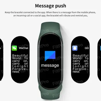 M7 akıllı saat Erkekler Spor İzci Saatler Kalp Hızı Sağlık Monitör M7 Akıllı Bant Kadın Spor Bilezik Cep Telefonu İçin