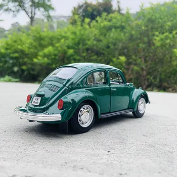 Maisto 1: 24 Volkswagen-beetle klasik simülasyon alaşım araba modeli el sanatları dekorasyon koleksiyonu oyuncak araçları hediye