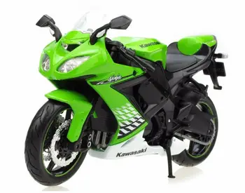 MAİSTO 1: 12 Kawasaki Ninja ZX 10R Yeşil MOTOSİKLET BİSİKLET DİECAST MODEL OYUNCAK KUTUDA YENİ
