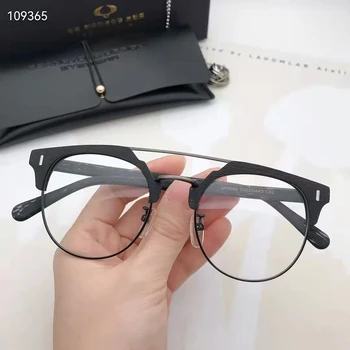 Marka tasarımcı Gözlük Çerçeve Vintage ahşap erkek kadın gözlük çift ışın miyopi óculos reçete gözlük gözlük çerçevesi