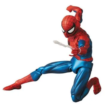 Marvel Örümcek Adam Mafex 075 İnanılmaz Örümcek Adam Komik Ver Eklemler Hareketli şekilli kalıp Oyuncaklar 16 cm