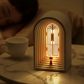 Masa Lambası USB Hoparlör Şarj Yaratıcı Hediye Atmosfer Gece Masaüstü Bluetooth DIY Yatak Odası Müzik Ses Çalar Romantik