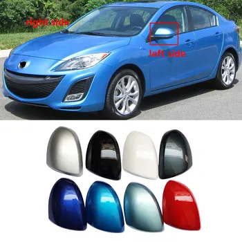 Mazda 3 BL 2009 2010 2011 2012 2013 Araç Dışında Ters Ayna Kapağı Cap Kanat Kapı Yan Ayna Gövde Kabuğu için