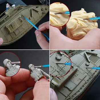 Mecha Askeri El Sanatları model Detay Modifikasyon araçları Gelişmiş Tungsten Karbür Gravür Bıçakları Giyotin Hattı Kesici