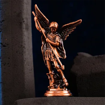 Metal Modeli Çapraz İsa Mesih Heykeli Dini Namaz Minyatürleri Figürler Taban Araba Süslemeleri Aile Sahne Ev Dekorasyon