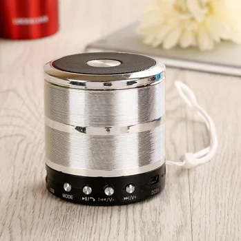 Mini Handsfree Çağrı Küçük çelik tabanca Ses bluetooth hoparlör Fiş Kart Kablosuz Taşınabilir Usb MP3 Radyo FM