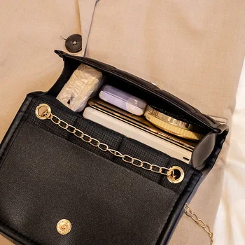 Mini Kare Cüzdan ve Çanta 2022 Deri askılı çanta Moda Zinciri Kız Sevimli bozuk para cüzdanı Parti Çanta Crossbody Çanta