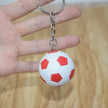 Mini PVC Voleybol Anahtarlık Topu Oyuncak Spor Anahtarlık Hediye Araba Bayrağı İşareti toplu anahtarlık Futbol Severler İçin Moda Hatıra Hediye