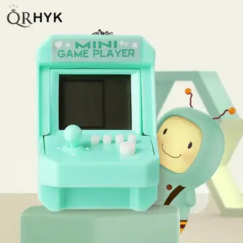 Mini Taşınabilir Oyun Konsolu Anahtarlık Çocuk elde kullanılır oyun konsolu Anahtarlık Oyuncak Retro Arcade Yaratıcı Oyuncaklar Anahtarlık Çocuklar Hediye