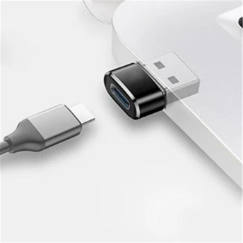 Mini USB Tip C OTG Adaptör Tip-c Dişi USB3.0 Dönüştürücü Macbook Samsung şarj Cihazı Taşınabilir Veri Kablosu Konektörü