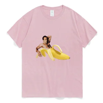 Mlg T Shirt Erkek Kadın Nicolas Kafesi Bir Muz Orijinal Sarı kısa kollu t-shirt Yaz Pamuk Eğlenceli Grafik Baskı Tees Adam