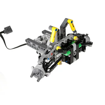 MOC Yüksek Teknoloji Parçaları Arka Süspansiyon Sistemi Off-Road Araç V8 Motor Toplu Parçaları için Uyumlu MOC Arabalar Çocuk erkek çocuk oyuncakları