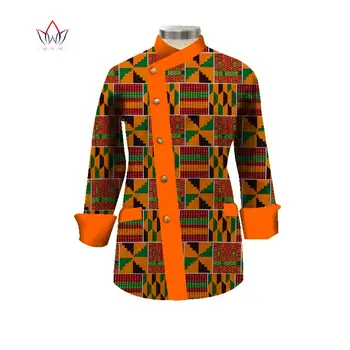 Moda Afrika Kısa Ceket Baskı Balmumu Dashiki Kıyafetler Kadınlar İçin Bazin Zengin Afrika Artı Boyutu Üst Afrika kadın kıyafetleri WY1710