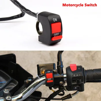 Moto rcycle Anahtarı ON / OFF Düğmesi Konektörü basmalı düğme anahtarı moto rbike Aksesuarları Moto moto r ATV Bisiklet Anahtarları