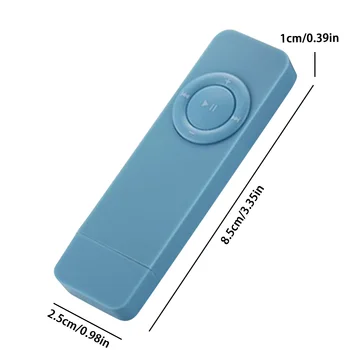 MP3 Çalar Taşınabilir Uzun Şerit USB Takılabilir Kart Müzik Medya Oynatıcı Öğrenci Spor Koşu Müzik Walkman Destek TF Kart