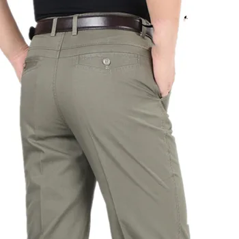 MRMT 2022 Yepyeni Kalın Orta Yaşlı gündelik erkek pantolonları erkek pantolonları Yüksek Bel Ve Orta Yaşlı Gevşek pantolon Babalar İçin
