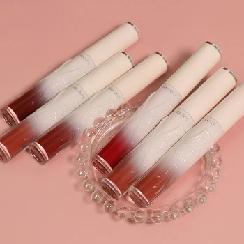 Nemlendirici Ayna Cam Ruj Mat Kadife Dudak Parlatıcısı Su Geçirmez Dudak Sopa Uzun Ömürlü Kadınlar Seksi Kırmızı Dudak Makyaj Kozmetik
