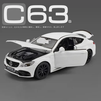 Nicce 1: 32 Mercedes-Benz C63S AMG Coupe Alaşım Araba Diecasts Oyuncak Araçlar Oyuncak Araba Metal Koleksiyon Model Araba Modeli Oyuncak A55