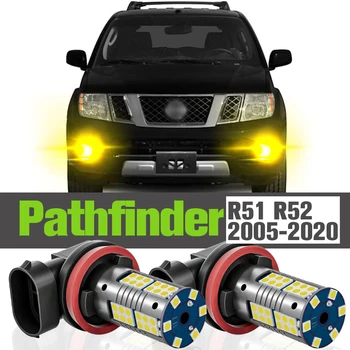 Nissan Pathfinder R51 R52 için 2x LED Sis Lambası Aksesuarları Lambası 2005-2020 2006 2010 2011 2012 2013 2016 2017 2018 2019