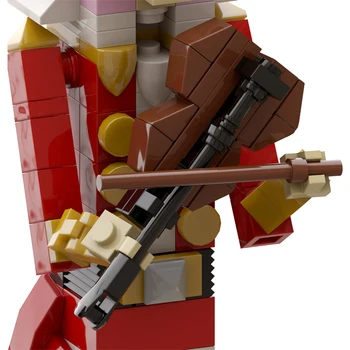 Noel Fındıkkıran Brickheadz Yapı Taşı model seti Kral Trompetçi Asker Davulcu Figürleri tuğla oyuncak DIY Çocuklar Noel Hediyesi
