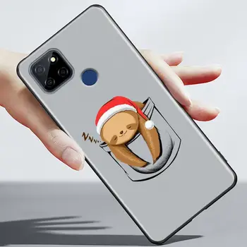 Noel Noel Baba Cep Telefonu Kabuk Realme için XT GT GT2 5 6 7 7i 8 8i 9i 9 C17 Pro 5G SE Ana Neo2 Yumuşak Silikon Kapak