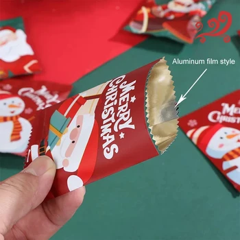Noel Çerez Torbaları Santa Çuval Küçük Şeker Çantası Noel Ambalaj hediye Çantası Tatlı noel dekorasyonları 2023 Yeni Yıl Noel