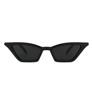 NYWOOH Vintage Güneş Kadınlar Lüks Kedi Göz Marka Tasarımcısı Gözlükleri Bayanlar Küçük Kırmızı Siyah Gözlük UV400