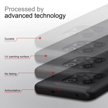 Nıllkın Oneplus 10T 5G Ace Pro Süper Buzlu Kalkanı Sert Belirgin Nokta arka kapak Oneplus 10T 5G Ace Pro Mat Kılıf