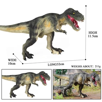 Oenux Yeni Jurassic Dinozor Triceratops T-rex Pterosaur Modeli Aksiyon Figürleri Hayvan Dekorasyon Figürleri Cadılar Bayramı Hediye Çocuk Oyuncak