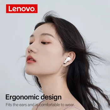 Orijinal Lenovo LP5 Kablosuz Bluetooth Kulaklıklar HiFi Müzik Kulaklık Mic İle Kulaklıklar Spor Su Geçirmez Kulaklık Yeni 9D Stereo