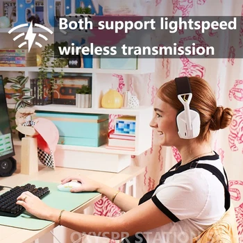Orijinal Logitech G Kablosuz Oyun Tarak G304 SE G435 SE Lıghtspeed Kablosuz Fare Ve Bluetooth kulaklık İçin PC / PS4 / PS5 VB