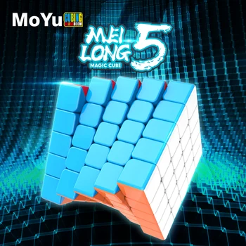 Orijinal MoYu Meilong 5 Mofang Jiaoshi Infinity Rubics Küp 5x5x5 Sihirli Küp Katmanlar 5x5 Hız Bulmaca Küpleri Eğitici Oyuncaklar